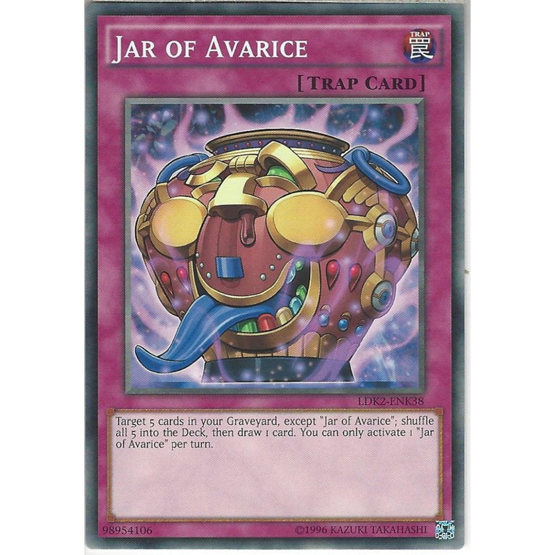 LDK2-ENK38 Jar of Avarice | Unlimited | Common Card - Recaptured LTD LDK2-ENK38 Jar of Avarice | Unlimited | Common Card - Recaptured LTD