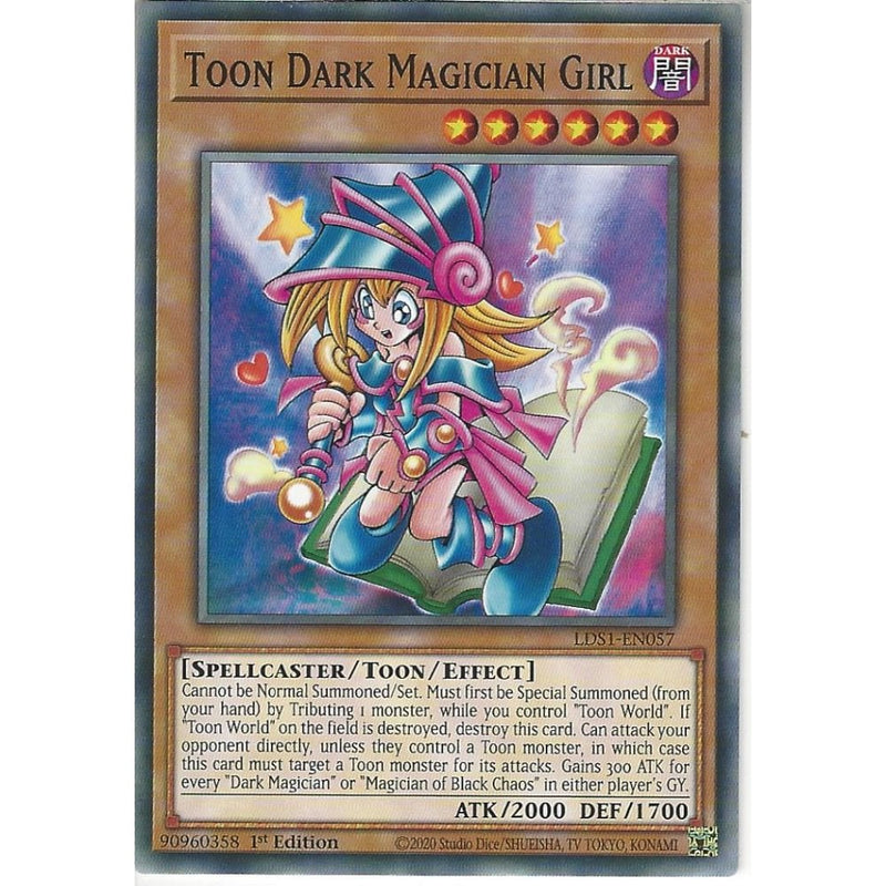 LDS1-EN057 Toon Dark Magician Girl | 1st Edition | Common Card - Recaptured LTD LDS1-EN057 Toon Dark Magician Girl | 1st Edition | Common Card - Recaptured LTD