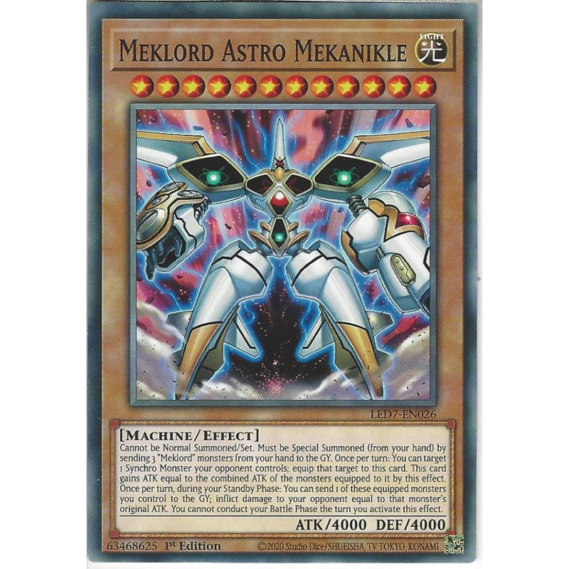 LED7-EN026 Meklord Astro Mekanikle | 1st Edition | Common Card