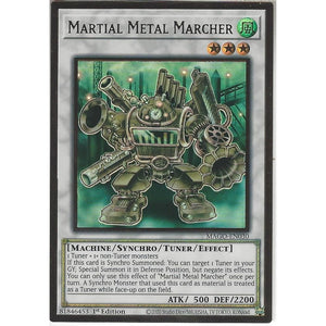 MAGO-EN030 Martial Metal Marcher | 1st Edition | Premium Gold Rare Card