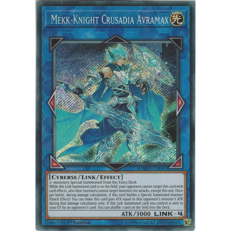 Mekk-Knight Crusadia Avramax - DANE-EN047 - Secret Rare Card - 1st Edi