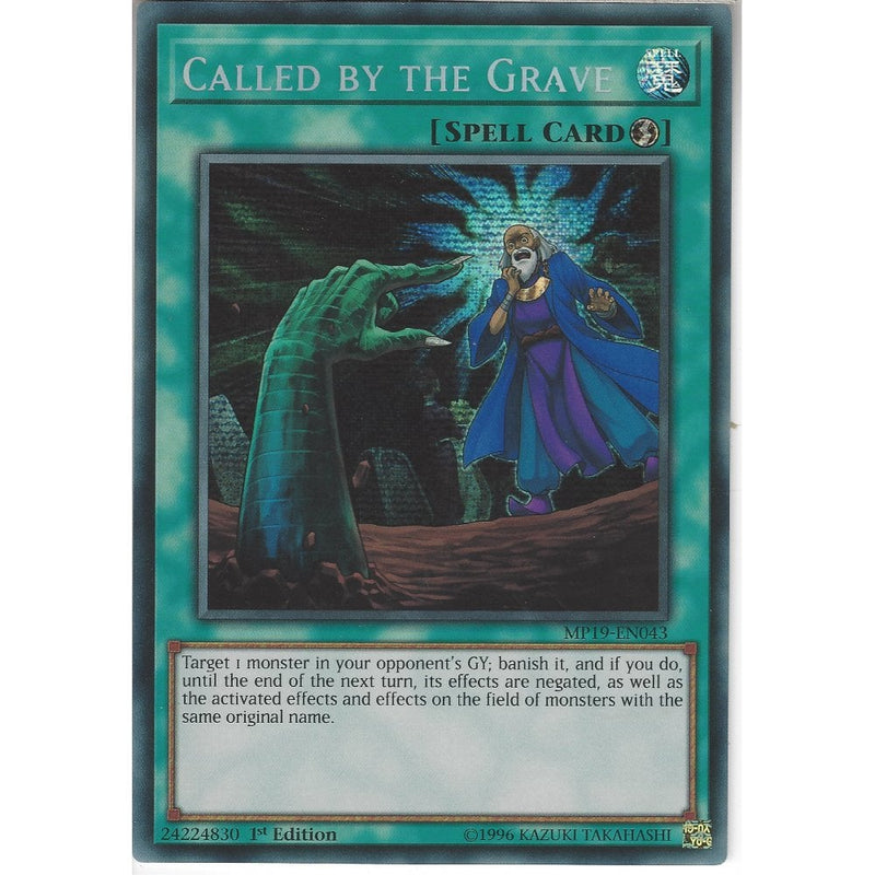 MP19-EN043 Called by the Grave | 1st Edition | Prismatic Secret Rare C