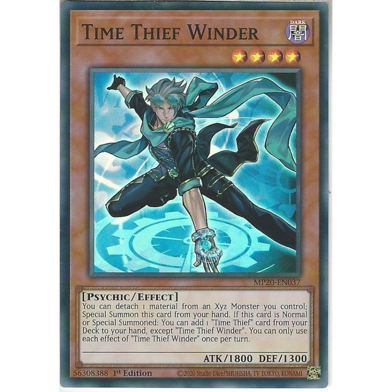 MP20-EN037 Time Thief Winder | 1st Edition | Super Rare Card ...