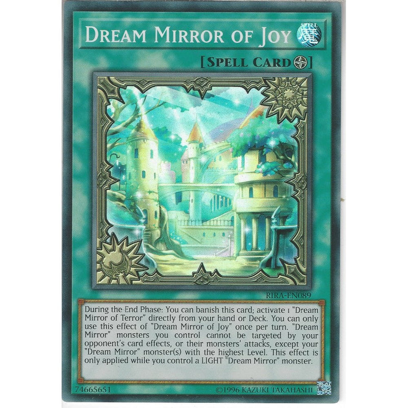 dream mirror yugioh deck RIRA-EN089 Dream Mirror of Joy | Unlimited | Super Rare Card