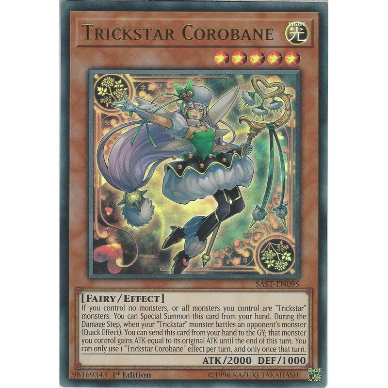 Yu-Gi-Oh! Trading Card Game SAST-EN095 Trickstar Corobane | Ultra Rare Card | 1st Edition