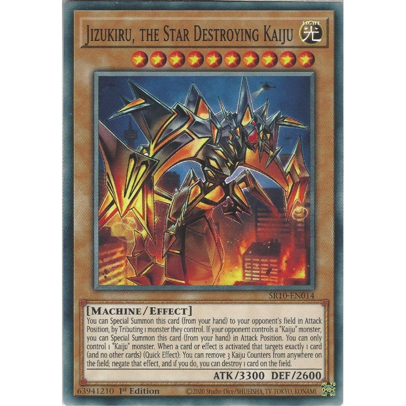 SR10-EN014 Jizukiru, the Star Destroying Kaiju | 1st Edition | Common - Recaptured LTD SR10-EN014 Jizukiru, the Star Destroying Kaiju | 1st Edition | Common - Recaptured LTD