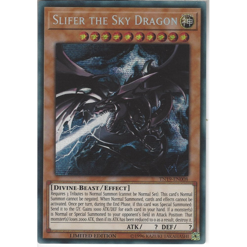 TN19-EN008 Slifer the Sky Dragon (Alternate Art) | Limited Edition | P - Recaptured LTD TN19-EN008 Slifer the Sky Dragon (Alternate Art) | Limited Edition | P - Recaptured LTD
