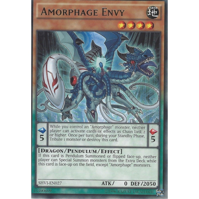 Yu-Gi-Oh AMORPHAGE ENVY - Rare - SHVI-EN027