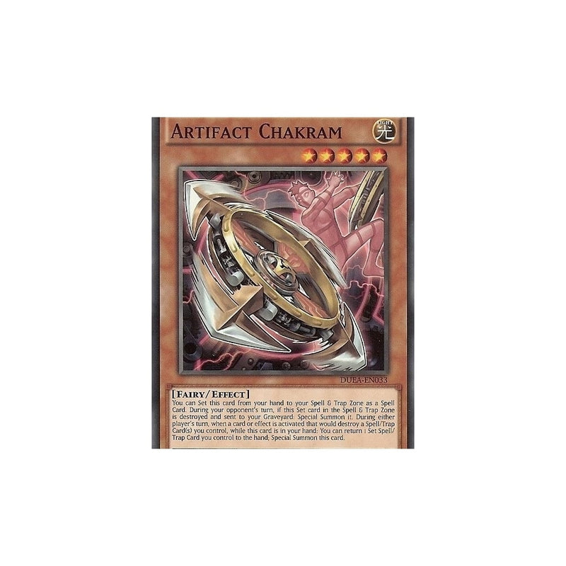 artifact decks yugioh Yu-Gi-Oh ARTIFACT CHAKRAM - DUEA-EN033 - 1st Edition