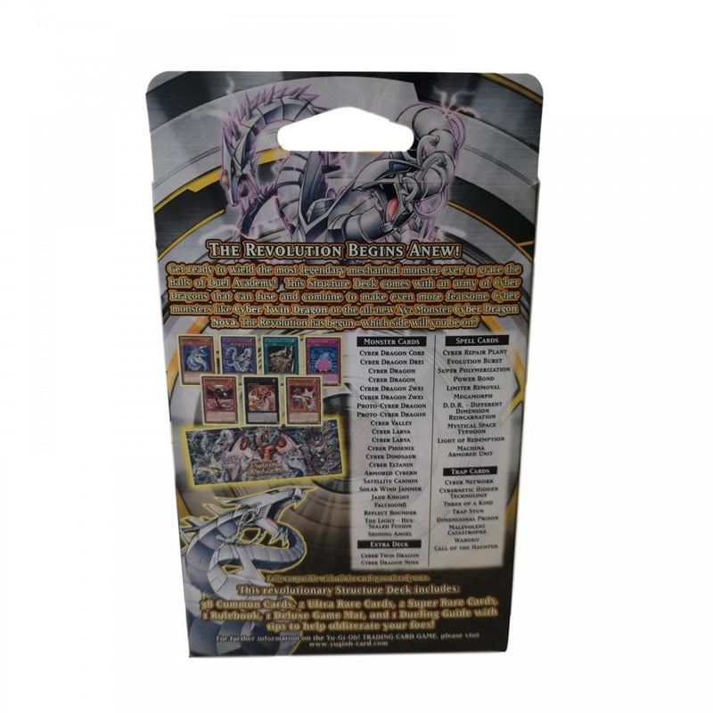 Yu-Gi-Oh Cyber Dragon Revolution Structure Deck - SDCR - Trading Card - Recaptured LTD Yu-Gi-Oh Cyber Dragon Revolution Structure Deck - SDCR - Trading Card - Recaptured LTD