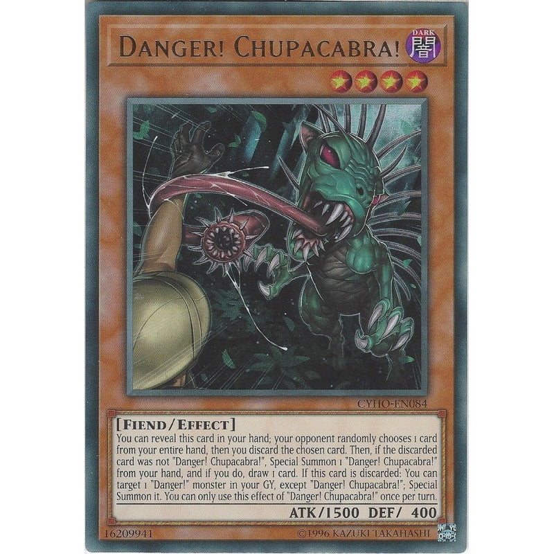 Yu-Gi-Oh Danger! Chupacabra! - CYHO-EN084 - Ultra Rare Card