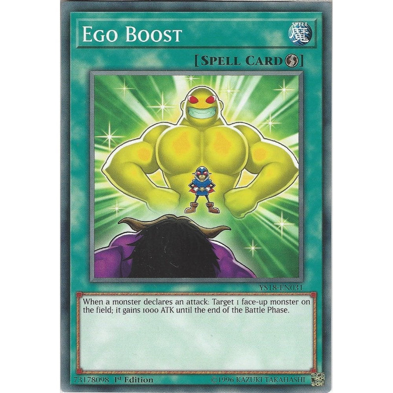 yugioh attack boosting cards Yu-Gi-Oh EGO BOOST - YS18-EN031 - Common Card - 1st Edition
