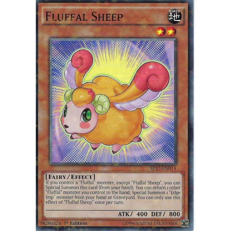 Yu-Gi-Oh FLUFFAL SHEEP - STAR RARE - SP17-EN014 - 1st Edition
