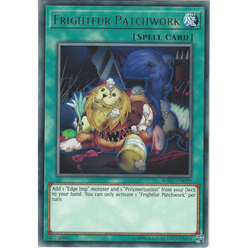 yugioh frightfur cards Yu-Gi-Oh Frightfur Patchwork - SOFU-EN099 - Rare Card - Unlimited