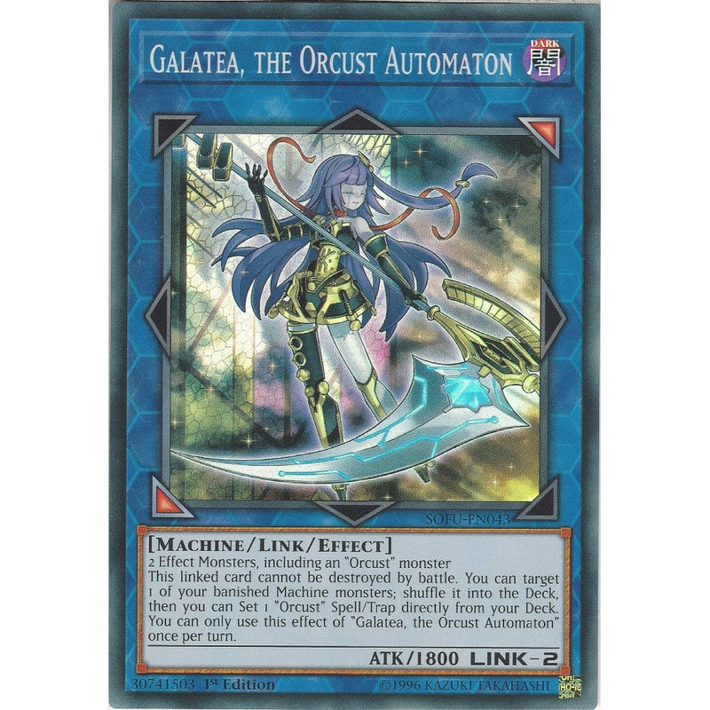 yugioh orcust cards Yu-Gi-Oh Galatea, the Orcust Automaton - SOFU-EN043 - Super Rare Card