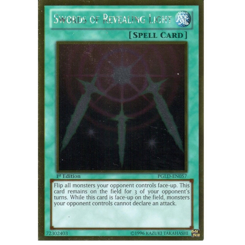 Yu-Gi-Oh GOLD RARE - SWORDS OF REVEALING LIGHT - PGLD-EN057 1st Editio - Recaptured LTD Yu-Gi-Oh GOLD RARE - SWORDS OF REVEALING LIGHT - PGLD-EN057 1st Editio - Recaptured LTD