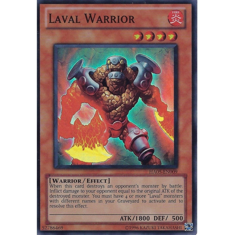 Yu-Gi-Oh LAVAL WARRIOR - Super Rare - HA05-EN009