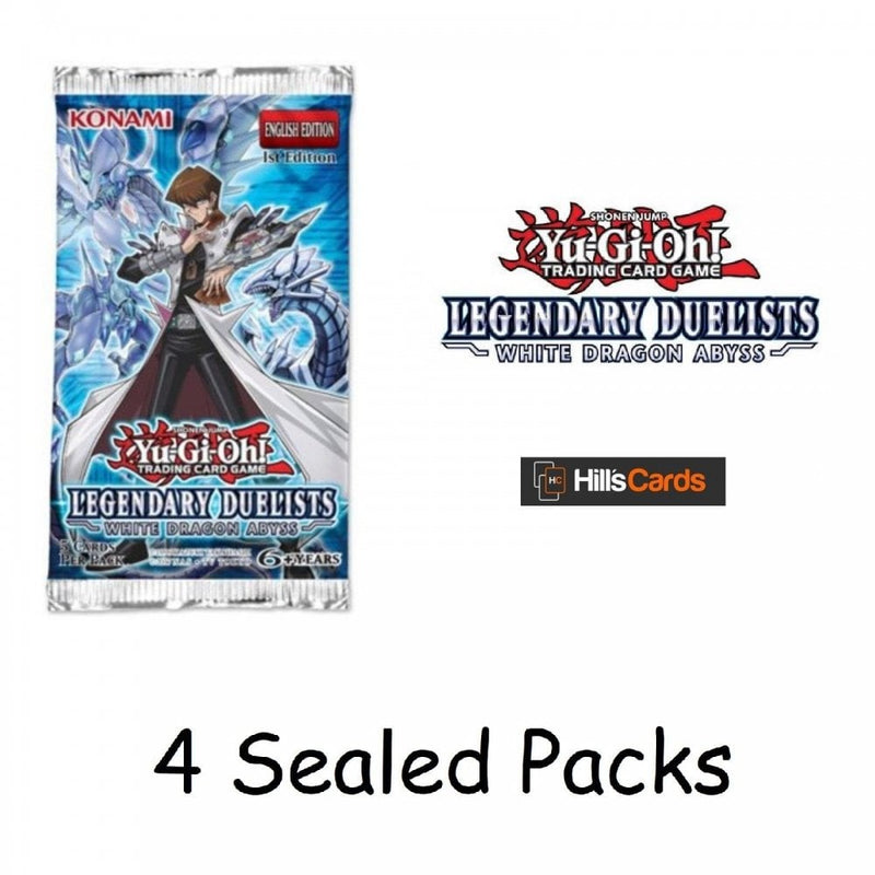 Yu-Gi-Oh Legendary Duelists White Dragon Abyss 4 Sealed Booster Packs: - Recaptured LTD Yu-Gi-Oh Legendary Duelists White Dragon Abyss 4 Sealed Booster Packs: - Recaptured LTD