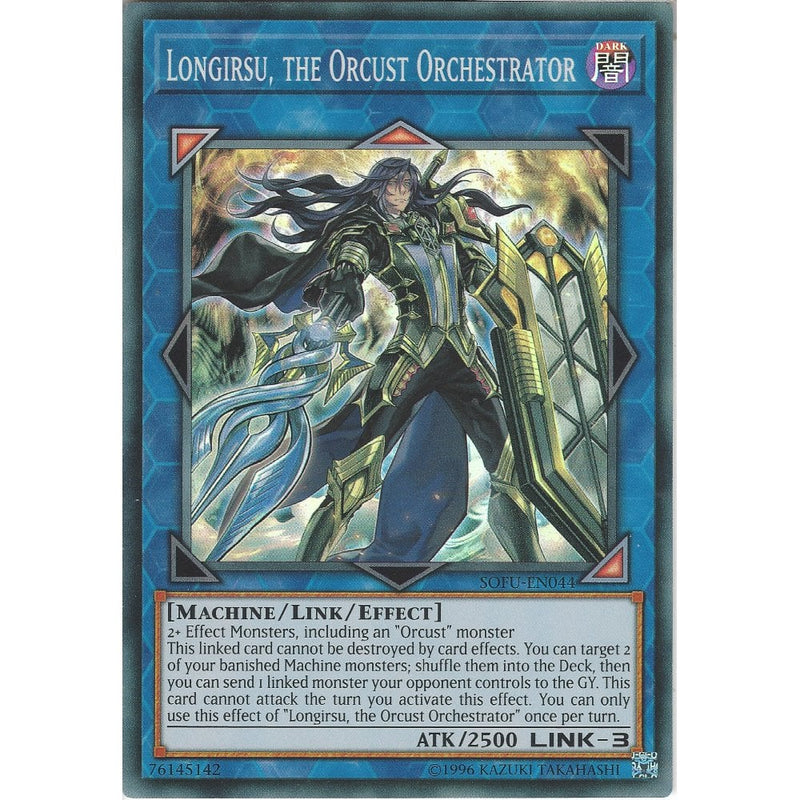 Yu-Gi-Oh Longirsu, the Orcust Orchestrator - SOFU-EN044 - Super Rare C