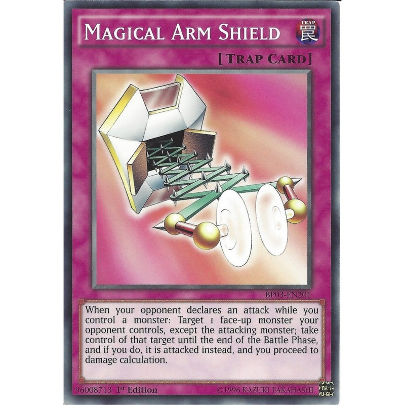 Yu-Gi-Oh MAGICAL ARM SHIELD - BP03-EN201 - 1st Edition - Recaptured LTD Yu-Gi-Oh MAGICAL ARM SHIELD - BP03-EN201 - 1st Edition - Recaptured LTD