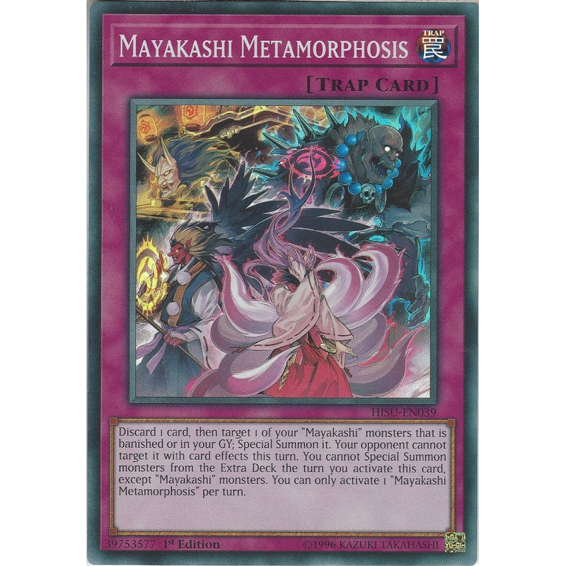 metamorphosis yugioh card Yu-Gi-Oh Mayakashi - HISU-EN039 - Super Rare - 1st Deck Option:The Host of Mordor Team Rocket's Mewtwo ex Age Group Type Colors and Data,