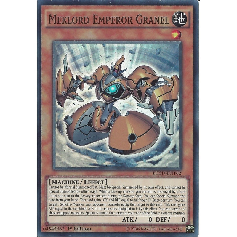 yugioh meklord cards Yu-Gi-Oh MEKLORD EMPEROR GRANEL - Super Rare - LC5D-EN162 - 1st Editio