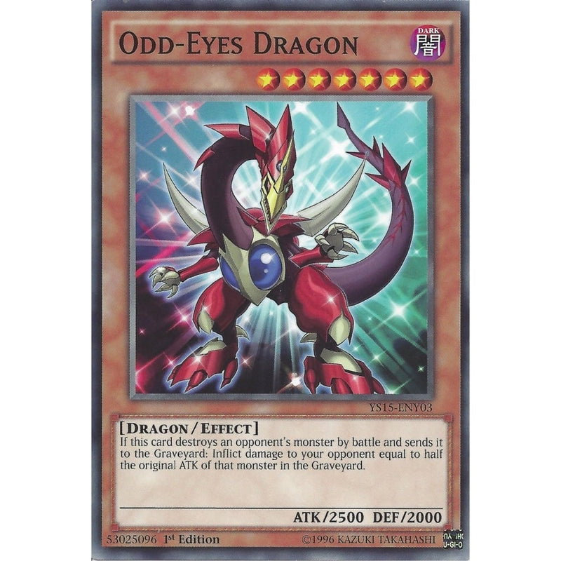 yugioh all odd eyes dragon cards Yu-Gi-Oh ODD-EYES DRAGON - YS15-ENY03 - 1st Edition