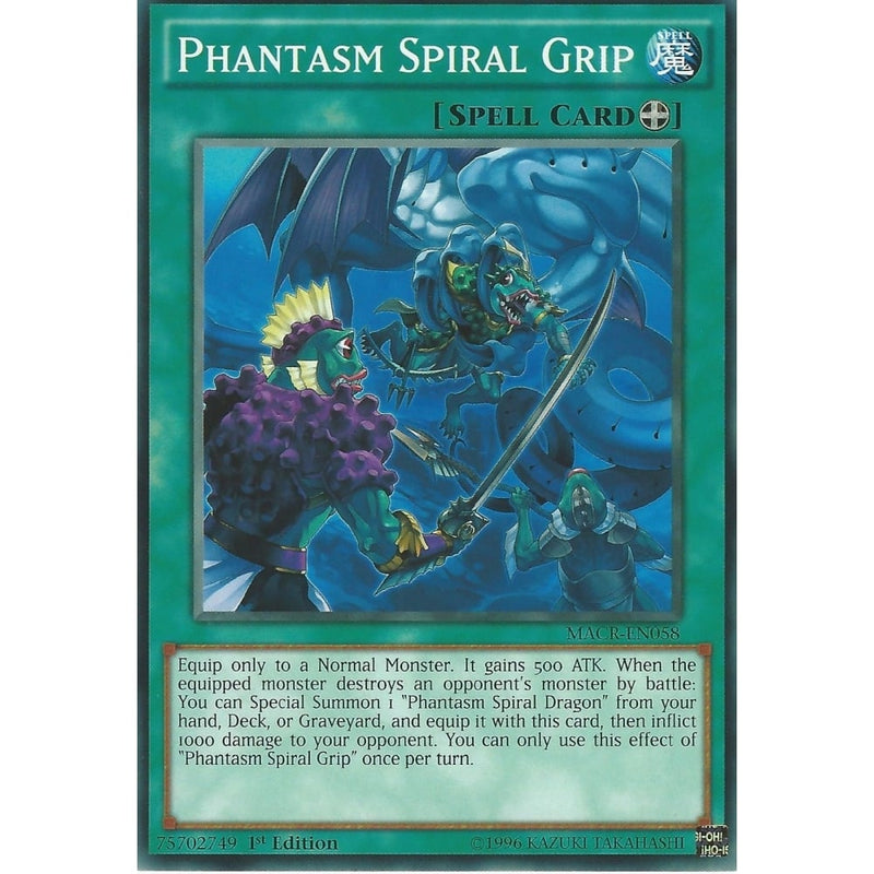 phantasm spiral deck yugioh Yu-Gi-Oh PHANTASM SPIRAL GRIP - MACR-EN058 1st Edition