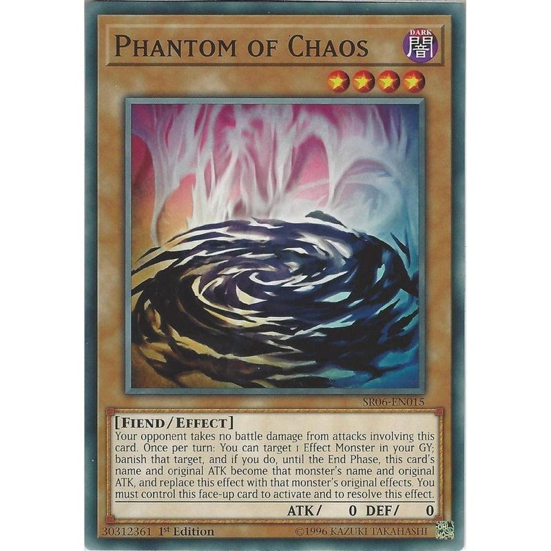 yugioh battle of chaos cards Yu-Gi-Oh PHANTOM OF CHAOS - SR06-EN015 - Common Card - 1st Edition