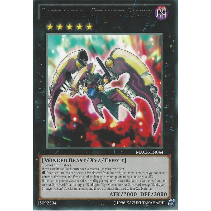 Yu-Gi-Oh RAIDRAPTOR - STRANGER FALCON - Rare - MACR-EN044