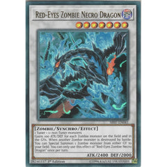 Yu-Gi-Oh Red-Eyes Zombie Necro Dragon - SR07-EN041 - Ultra Rare Card - -  Recaptured LTD