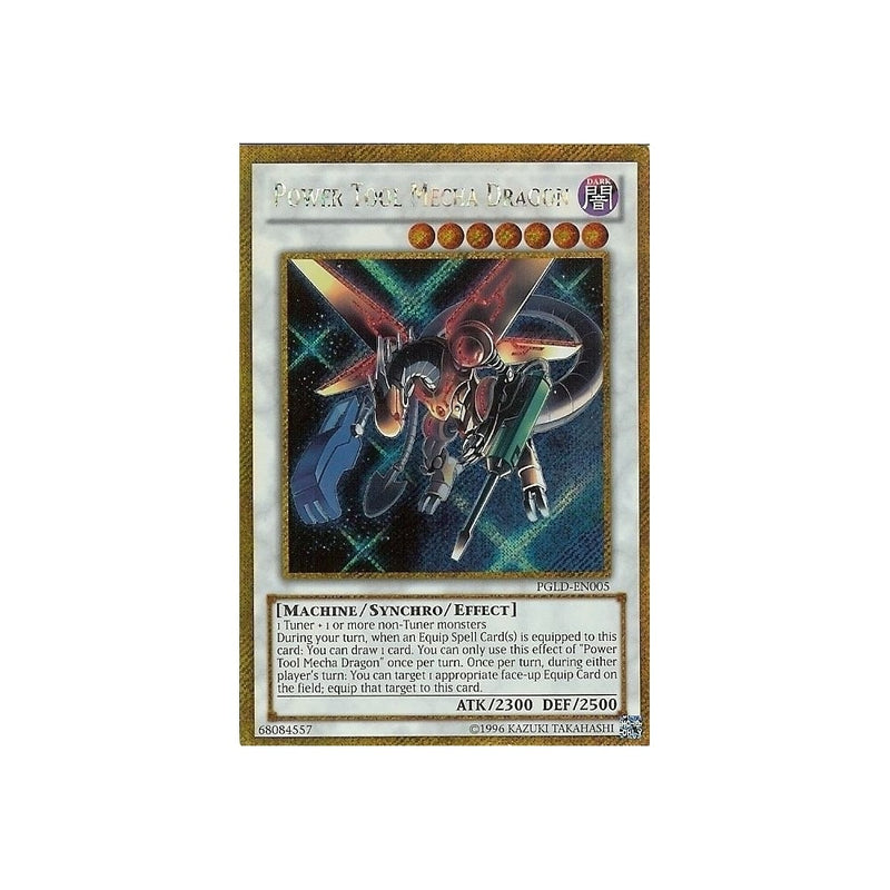 Yu-Gi-Oh Secret Rare: POWER TOOL MECHA DRAGON - PGLD-EN005 - Recaptured LTD Yu-Gi-Oh Secret Rare: POWER TOOL MECHA DRAGON - PGLD-EN005 - Recaptured LTD