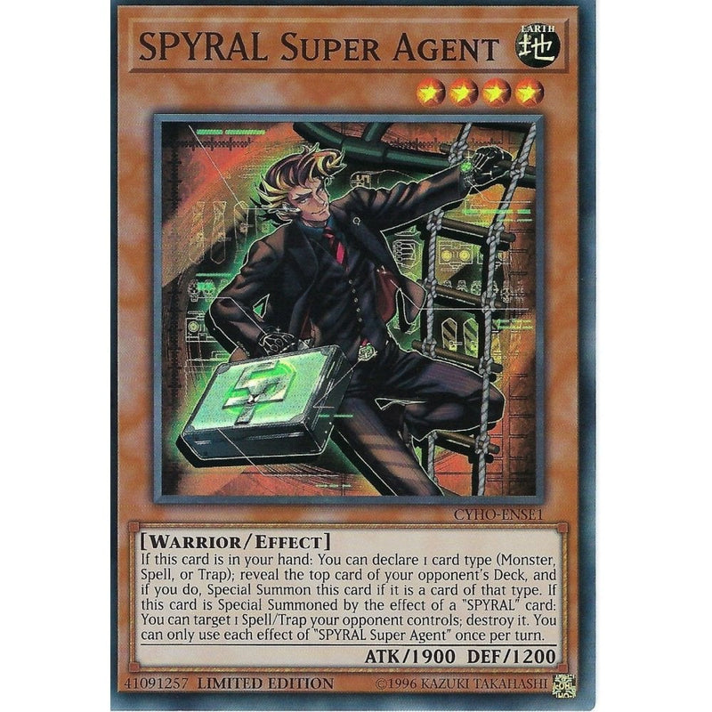 spyral cards yugioh Yu-Gi-Oh Super Agent - CYHO-ENSE1 - Super Rare Card - Limited E Variant:Children of Fate Giratina vstar display case You can declare 1 Charizard VMAX [074/073] Rainbow