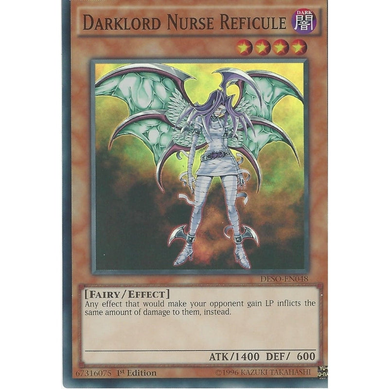 yugioh darklord nurse reficule deck Amazon.com: YU-GI-OH! - Darklord Nurse Reficule (DESO-EN048) - Destiny  Soldiers - 1st Edition main image 0