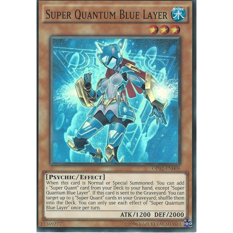 Yu-Gi-Oh Super Rare: SUPER QUANTUM BLUE LAYER - OP02-EN008