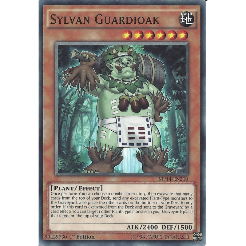 sylvan yugioh cards Yu-Gi-Oh SYLVAN GUARDIOAK - MP14-EN200 - 1st Edition