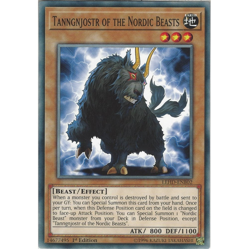Yu-Gi-Oh Tanngnjostr of the Nordic Beasts - LEHD-ENB02 - Common Card