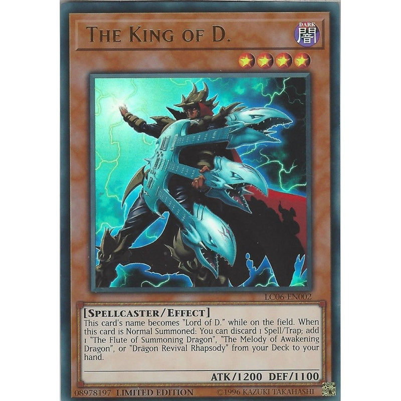 Yu-Gi-Oh THE KING OF D. - LC06-EN002 - Ultra Rare Card - Limited Editi