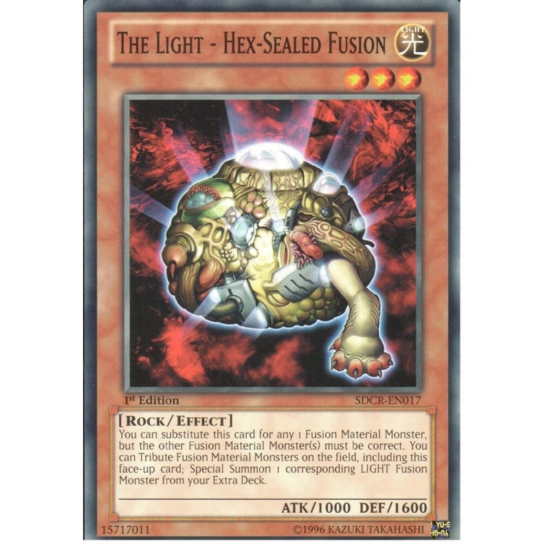 Yu-Gi-Oh THE LIGHT - HEX-SEALED FUSION - SDCR-EN017 - 1st Edition