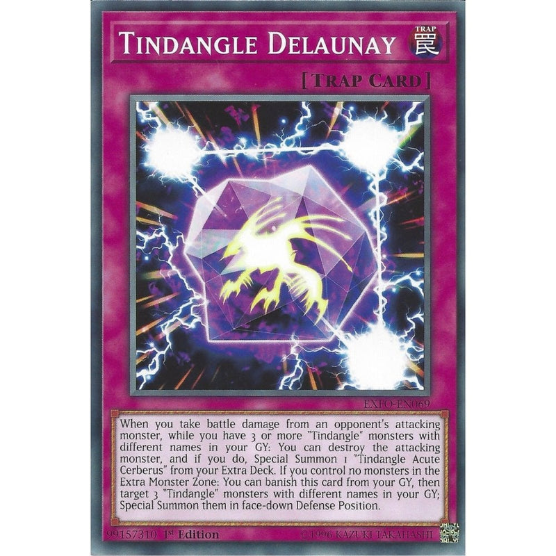 yugioh tindangle cards Yugioh! Tindangle Jhrelth DAMA-EN095 Super Rare 1st Edition Near Mint