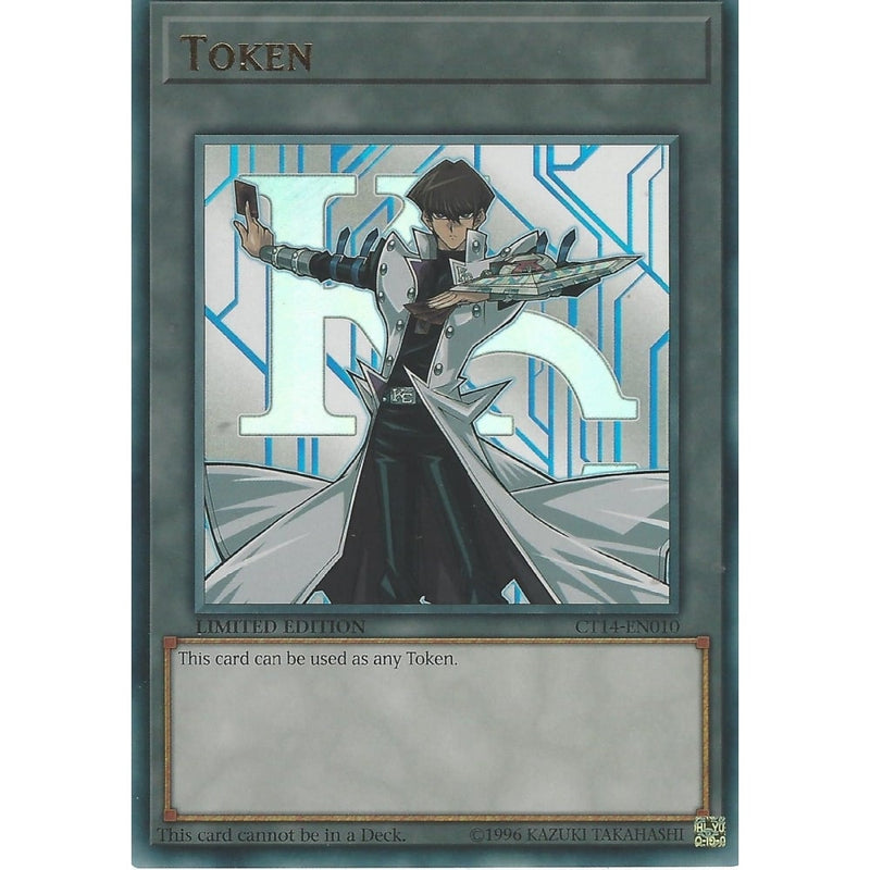 Yu-Gi-Oh TOKEN (SETO KAIBA) - ULTRA RARE - CT14-EN010 - LIMITED EDITIO