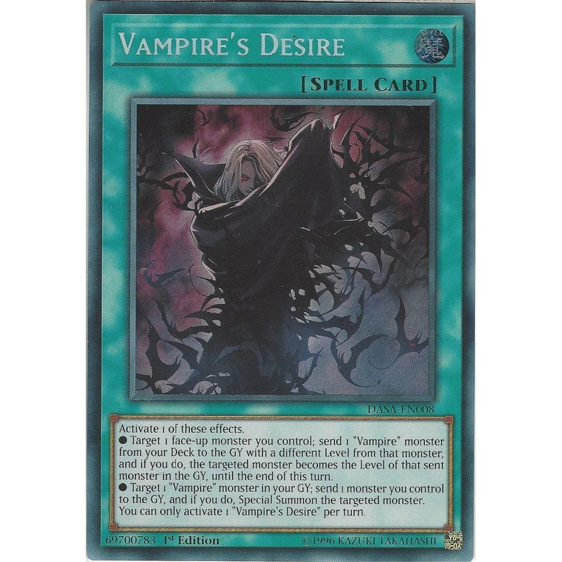 yugioh vampire spell cards (Archetype) cardcluster Whenever Cordial Vampire or another creature dies Vampire Kingdom - 1st Edition